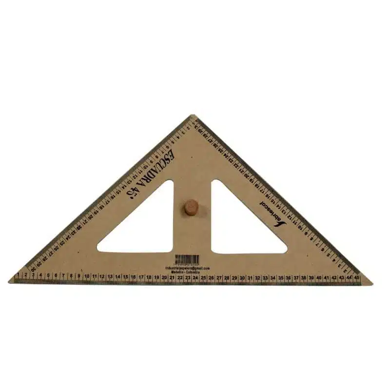 Escuadra en Madera de  45°