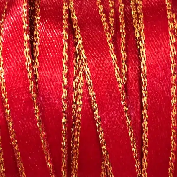 Cinta Razo Lurex 7mm rollo x  100 mts