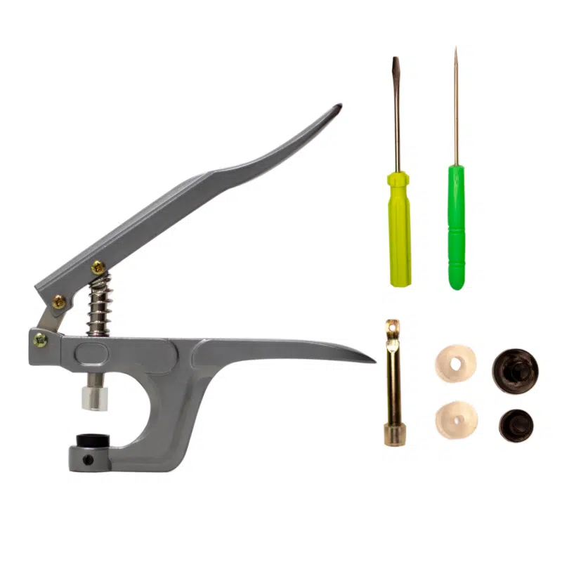 Maquina manual para pegar Broches