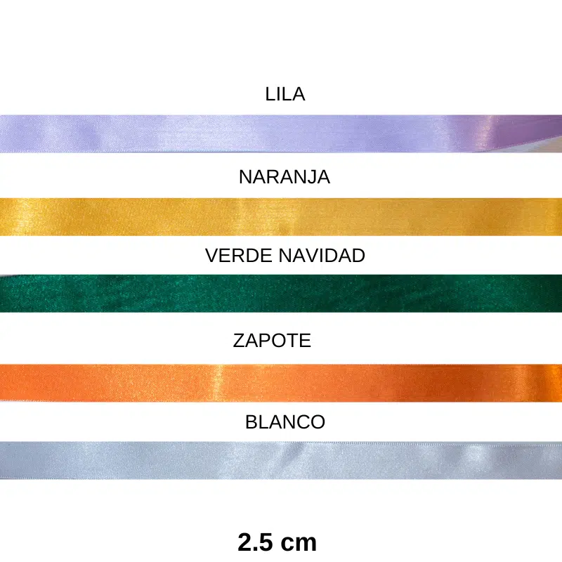 Cinta Satín Eka 25mm Rollo x50mt - Imagen 3