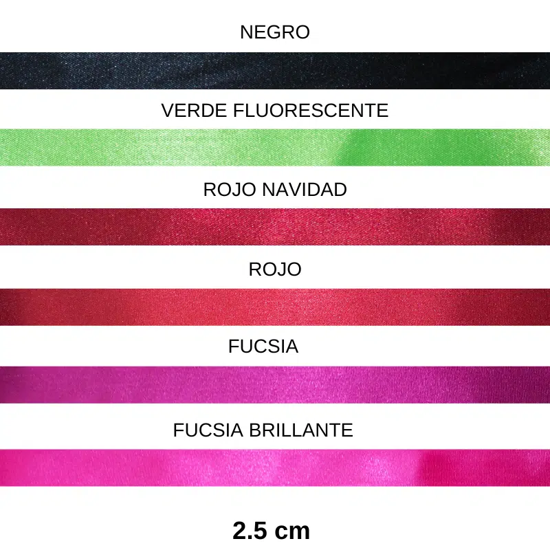 Cinta Satín Eka 25mm Rollo x50mt - Imagen 2