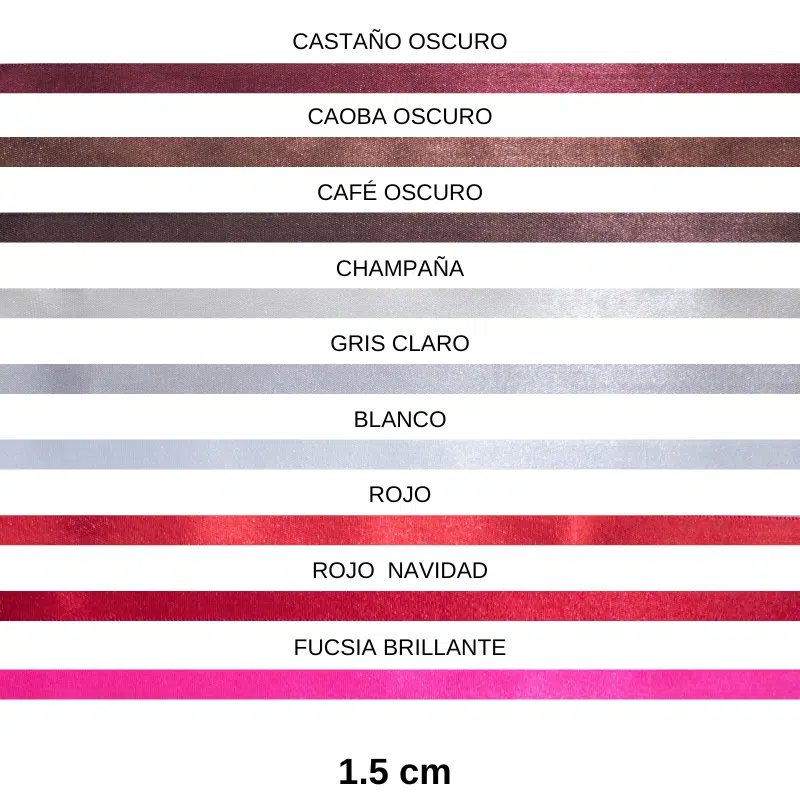 Cinta Satín Eka 13mm rollo x50mt - Imagen 2