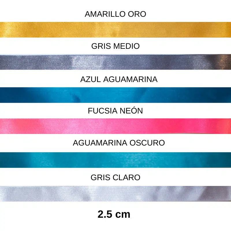 Cinta Satín Eka 25mm Rollo x50mt - Imagen 5