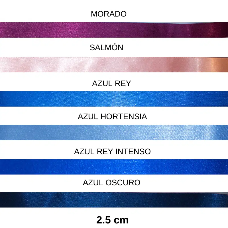 Cinta Satín Eka 25mm Rollo x50mt - Imagen 4
