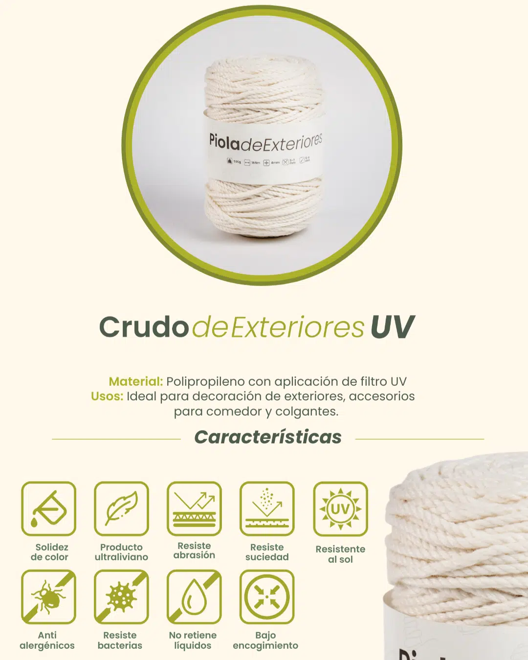 Piola Exteriores x250g - Imagen 3