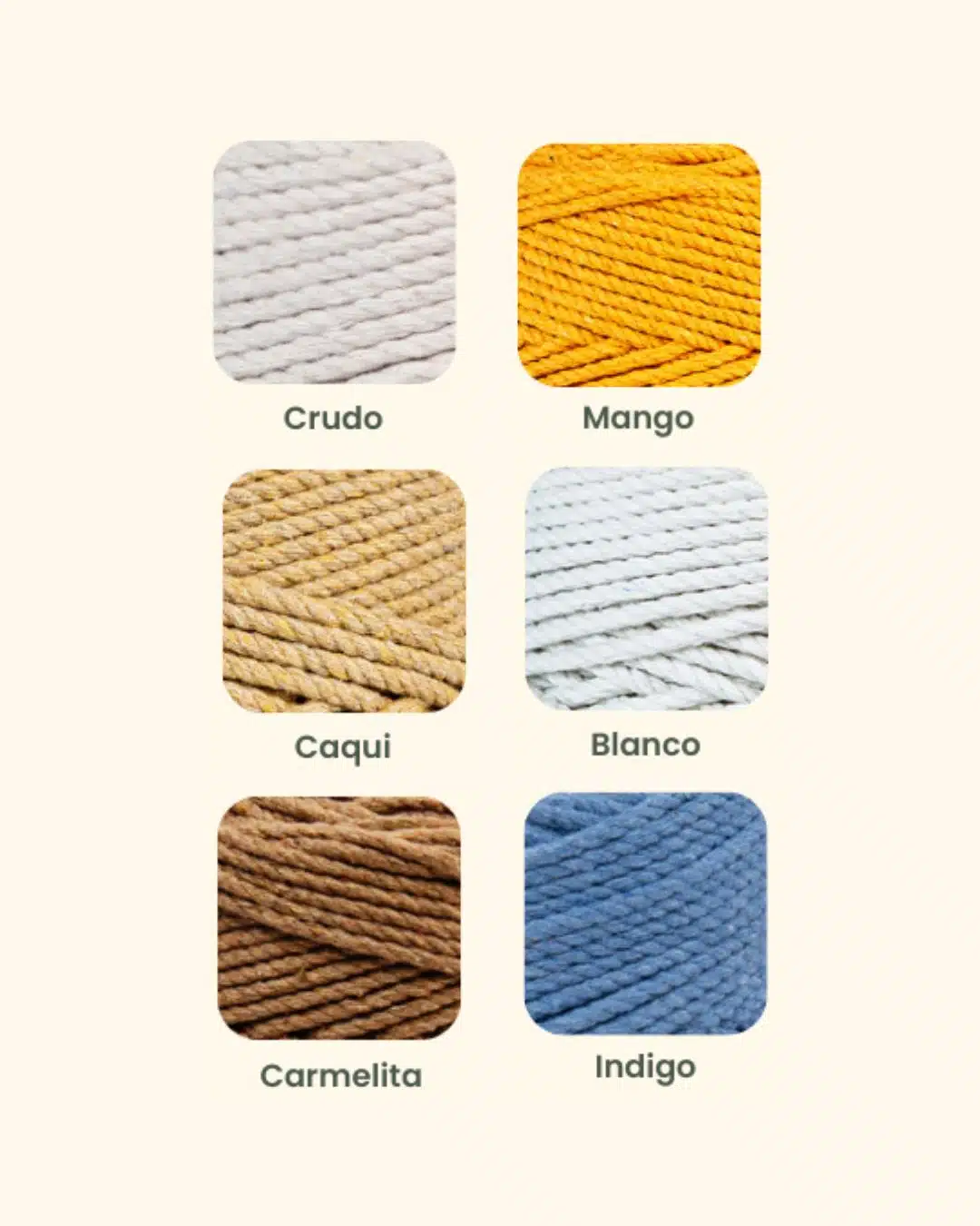 Hilaza Eco-Algodón 4mm x500g - Imagen 2